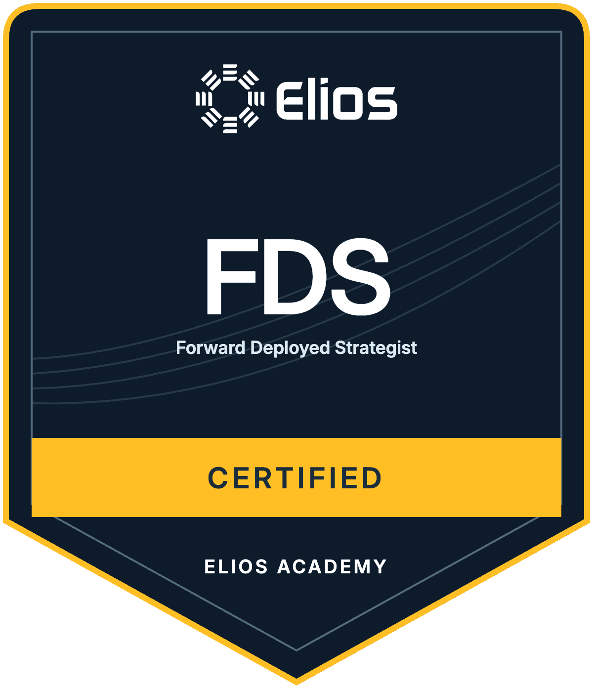 Elios FDS Certified badge